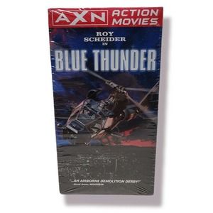 Blue Thunder VHS Action Movie Helicopter Chopper Roy Scheider - NEW SEALED!